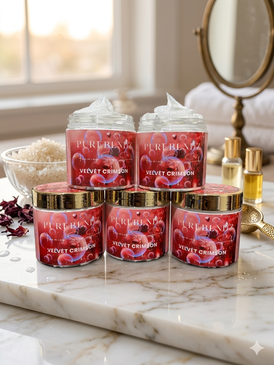 Velvet Crimson Whipped Foaming Suga Scrub