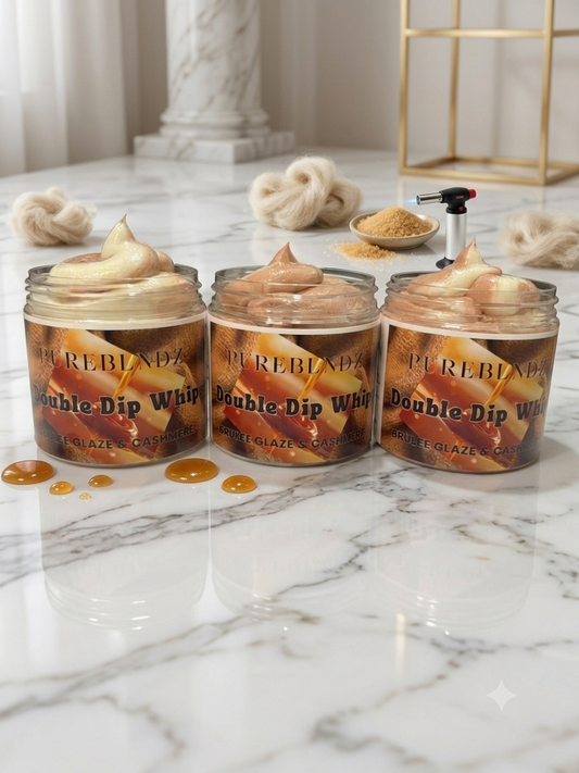 DOUBLE DIP WHIPZ:Brulee Glaze & Cashmere Whipped Body Butter